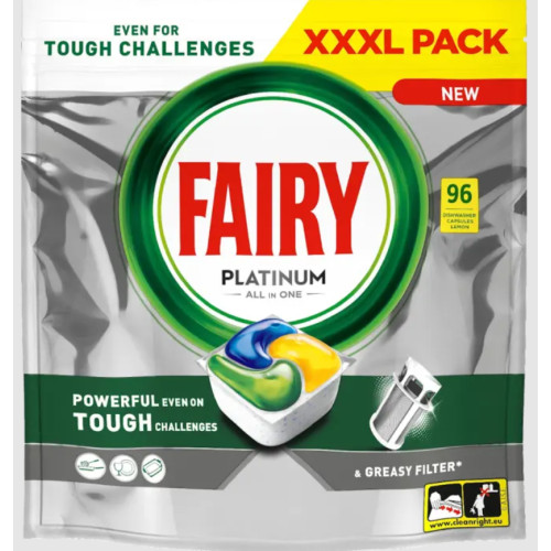 Капсули для посудомийної машини Fairy Platinum, 96 шт